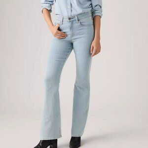 Levi's 726 High Rise Flare Women's Jeans in Different Route Light Blue Sz 26x32